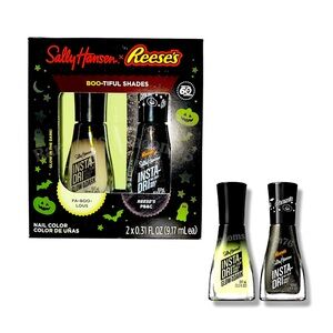 Sally Hansen x Reese’s Limited Edition Glow in Dark Nail Polish Duo Halloween